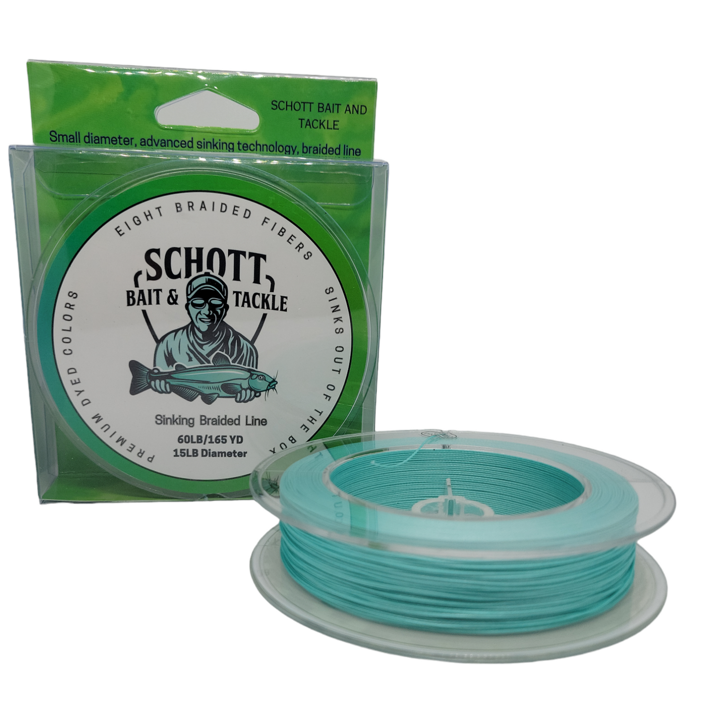 Sinking Braided Line (165 yards per roll)