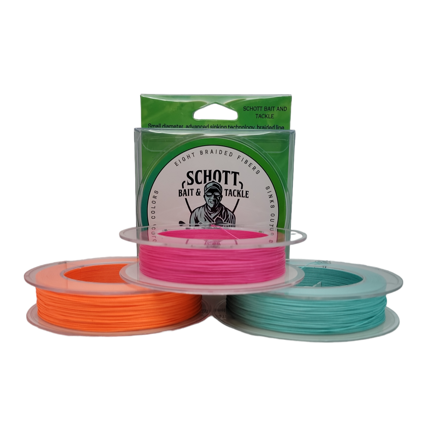 Sinking Braided Line (165 yards per roll) – Schott Bait and Tackle