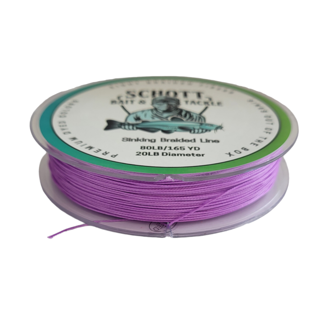 Sinking Braided Line (165 yards per roll)